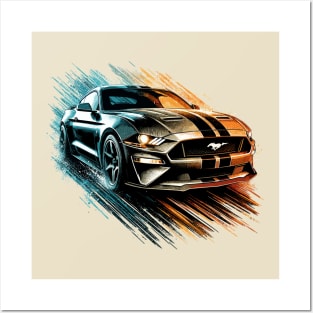 Ford Mustang Posters and Art